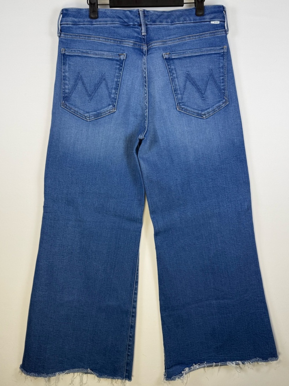 MOTHER Women’s The Roller Fray HR Wide Leg Jeans, Size: 32 - Picture 8 of 12
